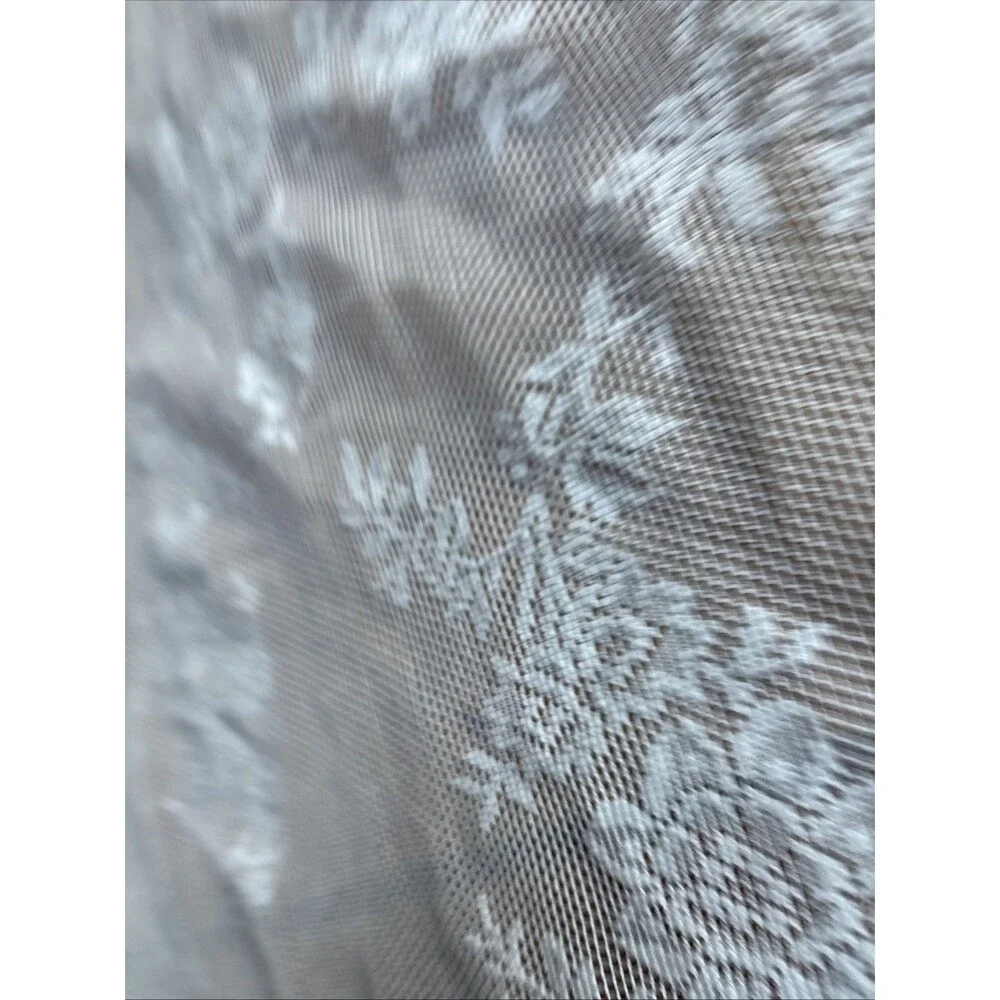 IKEA, Alvine Spets 57 X 98 One Set Of 2 Panels Lace Floral Boho Cottagecore 1999